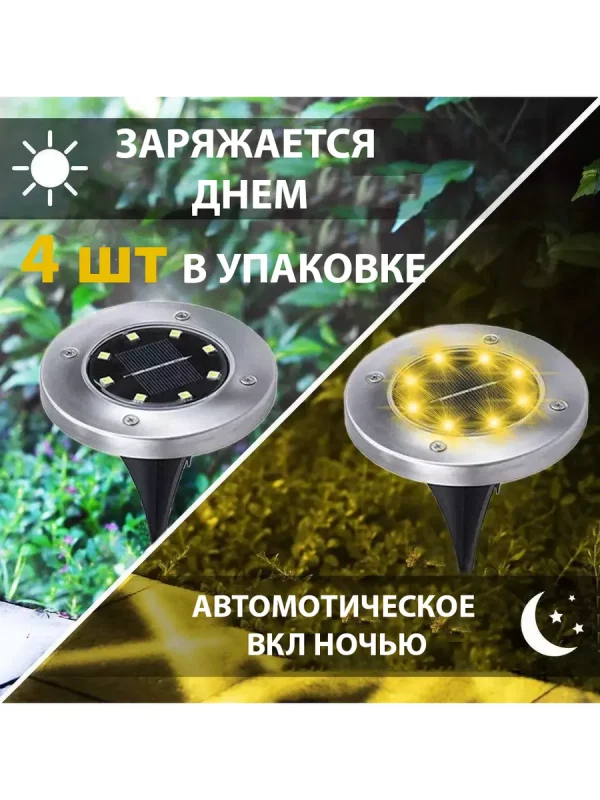 Светильник уличный на солнечной батарее