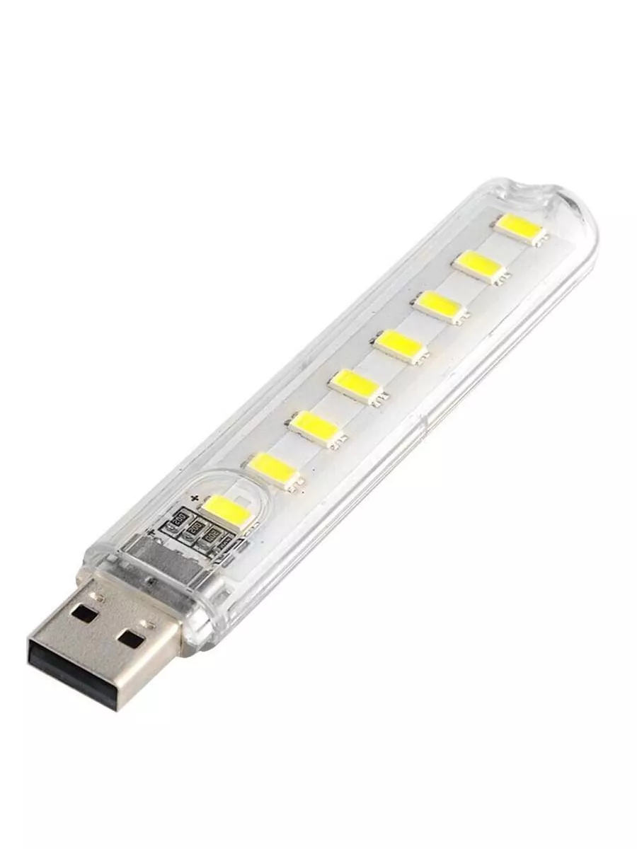 Компактный светодиодный USB светильник для ноутбука 8LED — изображение 2