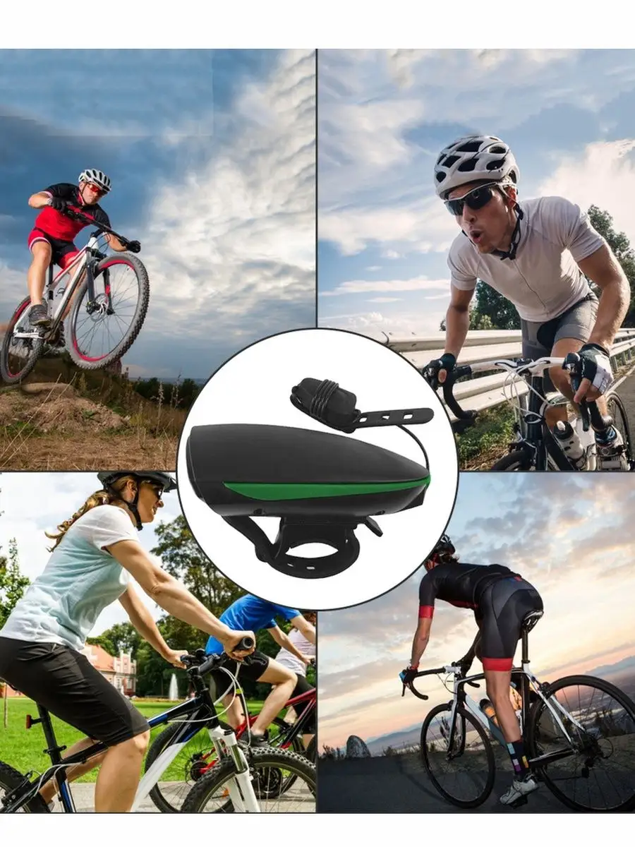 Фонарь велосипедный передний аккумуляторный светодиодный — изображение 4